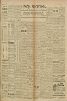 Ajencja Wschodnia. Codzienne Wiadomości Ekonomiczne = Agence Télégraphique de l'Est = Telegraphenagentur „Der Ostdienst” = Eastern Telegraphic Agency. R.9, nr 255 (7 listopada 1929)