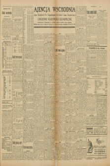 Ajencja Wschodnia. Codzienne Wiadomości Ekonomiczne = Agence Télégraphique de l'Est = Telegraphenagentur „Der Ostdienst” = Eastern Telegraphic Agency. R.10, nr 97 (29 kwietnia 1930)