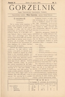 Gorzelnik : organ Towarzystwa Gorzelników Polskich we Lwowie. R. 11, 1898, nr 5