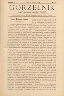 Gorzelnik : organ Towarzystwa Gorzelników Polskich we Lwowie. R. 11, 1898, nr 6