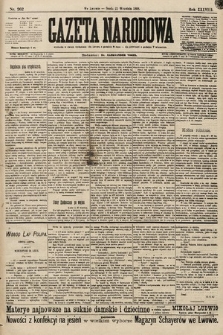Gazeta Narodowa. 1898, nr 262