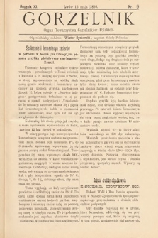 Gorzelnik : organ Towarzystwa Gorzelników Polskich we Lwowie. R. 11, 1898, nr 9