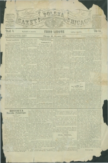 Gazeta Polska w Chicago : pismo ludowe. R.4, nr 15 (25 stycznia 1877)