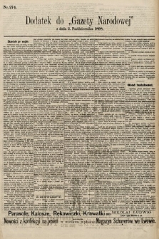 Gazeta Narodowa. 1898, nr 274