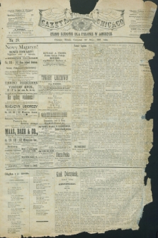 Gazeta Polska w Chicago : pismo ludowe dla Polonii w Ameryce. R.10, nr 20 (18 maja 1882)