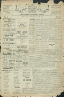 Gazeta Polska w Chicago : pismo ludowe dla Polonii w Ameryce. R.10, nr 21 (25 maja 1882)