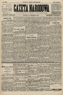 Gazeta Narodowa. 1898, nr 278