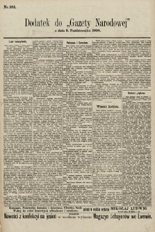 Gazeta Narodowa. 1898, nr 281