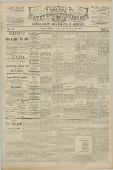 Gazeta Polska w Chicago : pismo ludowe dla Polonii w Ameryce. R.15, nr 39 (29 września 1887)