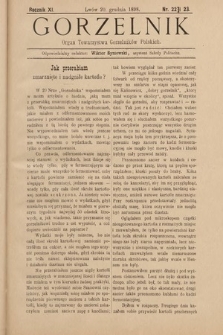 Gorzelnik : organ Towarzystwa Gorzelników Polskich we Lwowie. R. 11, 1898, nr 22