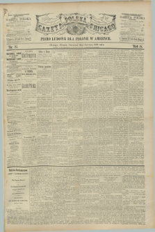 Gazeta Polska w Chicago : pismo ludowe dla Polonii w Ameryce. R.18, nr 25 (19 czerwca 1890)