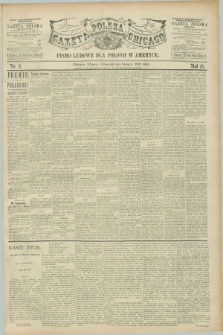 Gazeta Polska w Chicago : pismo ludowe dla Polonii w Ameryce. R.19, nr 6 (5 lutego 1891)