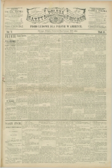 Gazeta Polska w Chicago : pismo ludowe dla Polonii w Ameryce. R.19, nr 9 (26 lutego 1891)