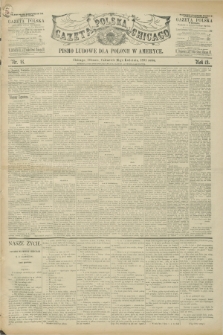 Gazeta Polska w Chicago : pismo ludowe dla Polonii w Ameryce. R.19, nr 16 (16 kwietnia 1891)