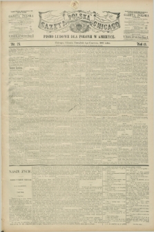 Gazeta Polska w Chicago : pismo ludowe dla Polonii w Ameryce. R.19, nr 23 (4 czerwca 1891)