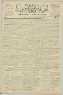 Gazeta Polska w Chicago : pismo ludowe dla Polonii w Ameryce. R.19, nr 24 (11 czerwca 1891)