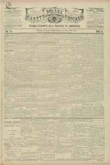 Gazeta Polska w Chicago : pismo ludowe dla Polonii w Ameryce. R.19, nr 26 (25 czerwca 1891)