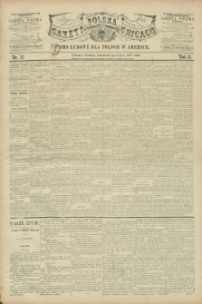 Gazeta Polska w Chicago : pismo ludowe dla Polonii w Ameryce. R.19, nr 27 (2 lipca 1891)