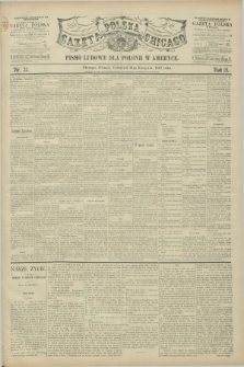 Gazeta Polska w Chicago : pismo ludowe dla Polonii w Ameryce. R.19, nr 33 (13 sierpnia 1891)
