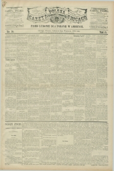 Gazeta Polska w Chicago : pismo ludowe dla Polonii w Ameryce. R.19, nr 38 (17 września 1891)