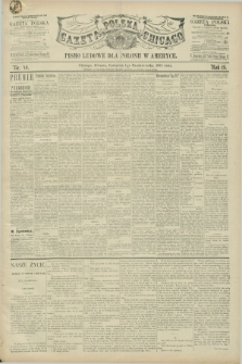 Gazeta Polska w Chicago : pismo ludowe dla Polonii w Ameryce. R.19, nr 40 (1 października 1891)