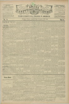 Gazeta Polska w Chicago : pismo ludowe dla Polonii w Ameryce. R.19, nr 48 (26 listopada 1891)