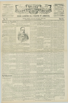 Gazeta Polska w Chicago : pismo ludowe dla Polonii w Ameryce. R.22, No. 27 (5 lipca 1894)