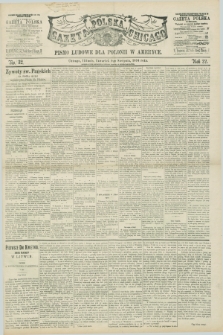 Gazeta Polska w Chicago : pismo ludowe dla Polonii w Ameryce. R.22, No. 32 (9 sierpnia 1894)