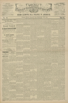 Gazeta Polska w Chicago : pismo ludowe dla Polonii w Ameryce. R.22, No. 43 (25 października 1894)