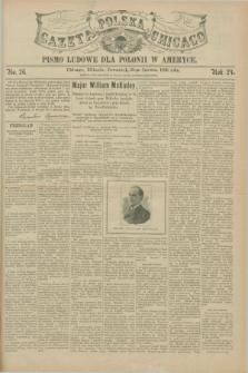 Gazeta Polska w Chicago : pismo ludowe dla Polonii w Ameryce. R.24, No. 26 (25 czerwca 1896)