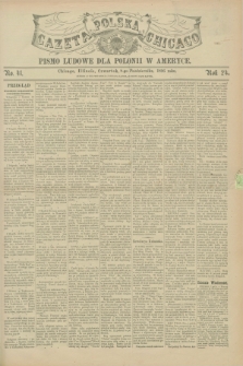 Gazeta Polska w Chicago : pismo ludowe dla Polonii w Ameryce. R.24, No. 41 (8 października 1896)