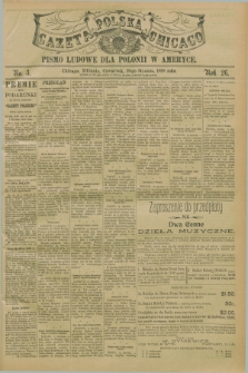 Gazeta Polska w Chicago : pismo ludowe dla Polonii w Ameryce. R.26, No. 3 (20 stycznia 1898)