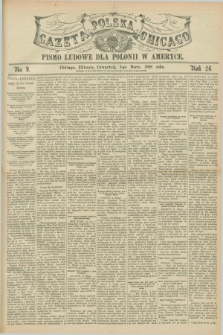 Gazeta Polska w Chicago : pismo ludowe dla Polonii w Ameryce. R.26, No. 9 (3 marca 1898)