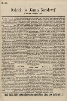 Gazeta Narodowa. 1898, nr 316