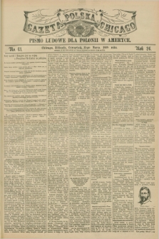 Gazeta Polska w Chicago : pismo ludowe dla Polonii w Ameryce. R.26, No. 13 (31 marca 1898)