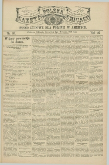 Gazeta Polska w Chicago : pismo ludowe dla Polonii w Ameryce. R.26, No. 35 (1 września 1898)