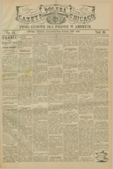 Gazeta Polska w Chicago : pismo ludowe dla Polonii w Ameryce. R.26, No. 52 (29 grudnia 1898)