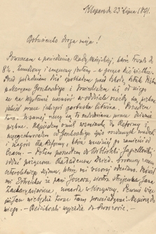 Listy Mieczysława Pawlikowskiego. T. 14, Listy do żony, Heleny z Dzieduszyckich Pawlikowskiej z lat 1891-1896