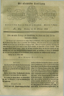 Breslauer Zeitung : mit allerhöchster Bewilligung. 1832, Nro. 254 (29 Oktober) + dod.
