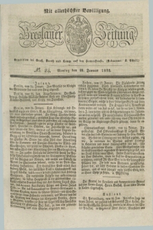 Breslauer Zeitung : mit allerhöchster Bewilligung. 1833, No. 24 (28 Januar) + dod.