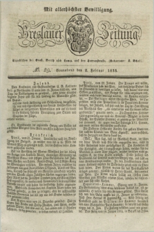 Breslauer Zeitung : mit allerhöchster Bewilligung. 1833, No. 29 (2 Februar) + dod.