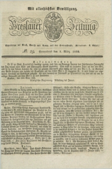 Breslauer Zeitung : mit allerhöchster Bewilligung. 1833, No. 59 (9 März) + dod.
