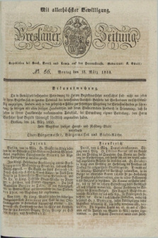 Breslauer Zeitung : mit allerhöchster Bewilligung. 1833, No. 66 (18 März) + dod.