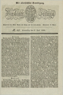 Breslauer Zeitung : mit allerhöchster Bewilligung. 1833, No. 148 (27 Juni) + dod.