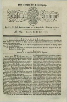 Breslauer Zeitung : mit allerhöchster Bewilligung. 1833, No. 164 (16 Juli) + dod.