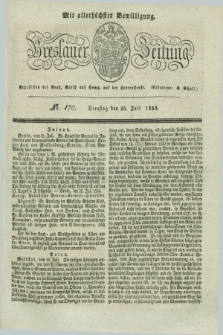 Breslauer Zeitung : mit allerhöchster Bewilligung. 1833, No. 170 (23 Juli) + dod.