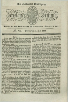 Breslauer Zeitung : mit allerhöchster Bewilligung. 1833, No. 173 (26 Juli) + dod.