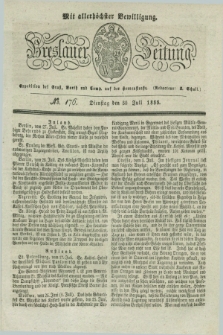 Breslauer Zeitung : mit allerhöchster Bewilligung. 1833, No. 176 (30 Juli) + dod.