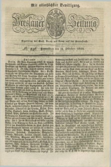 Breslauer Zeitung : mit allerhöchster Bewilligung. 1833, No. 246 (19 Oktober) + dod.