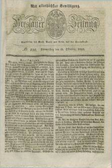 Breslauer Zeitung : mit allerhöchster Bewilligung. 1833, No. 250 (24 Oktober) + dod.